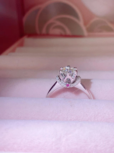 ido66分「真爱加冕」系列公主钻戒