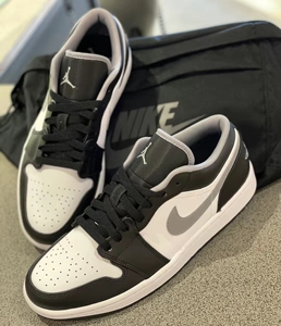 tb4849283414淘宝nike女鞋aj1低帮low影子灰黑灰绸缎白黑粉砖石熊猫