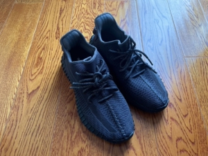 yezzy椰子350 黑天使 44.