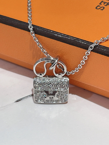 爱马仕constance满钻项链