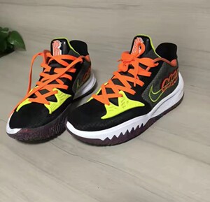 正品原盒 耐克kyrie 欧文4 黑绿橙黑金黑灰