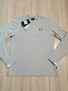 耐克赞助NCAA俄勒冈大学球员版长袖卫衣 速干弹力 面料质感