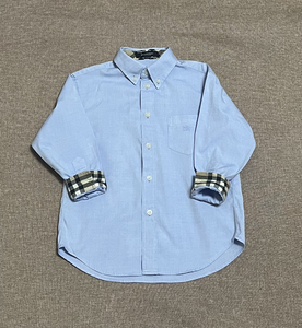 00ashanvernana淘宝潮童bbr衬衫长袖潮童儿童格子衬衣条纹burberry