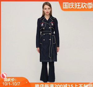 兰蔻卓雅   全新 牛仔外套 风衣,本人不是专业卖衣服,衣服