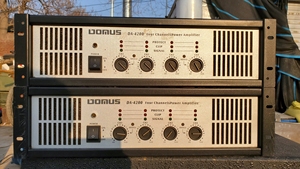 天妙domus四通道功放两台,型号da4200,成色看图,非