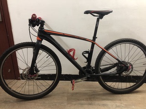 美利达挑战者800,17寸车架,26寸九裕轮组,禧玛诺slx