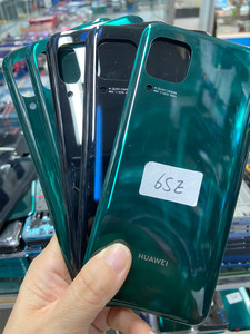 华为nova6se原装拆机后盖黑色电池后盖 后壳