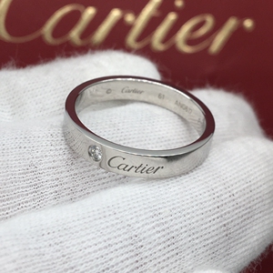 卡地亚戒指男铂金