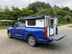 皮卡背驼房车,皮卡背驮式房箱,可拆卸房车,长城炮背驼房车,猛