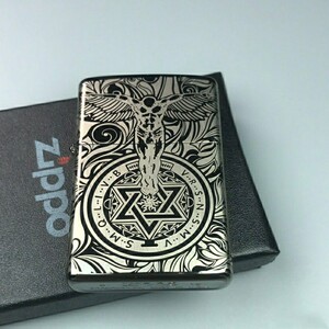 [处理清仓]zippo打火机黑冰蓝冰守护天使 全新正品包邮