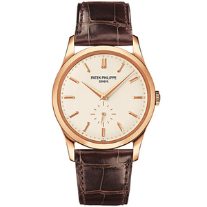 5新]百达翡丽古典表系列18k玫瑰金男士手表腕表5196r