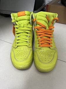 aj1佳得乐柠檬黄 44码