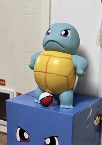 叉腰生气傲娇杰尼龟神奇宝贝宝可梦1:1手办皮卡丘可达鸭火龙卡