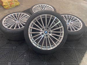 20寸宝马7系750原厂拆车轮毂带轮胎