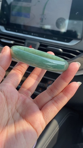 海蓝之谜冰孔雀蓝翡翠手镯贵妃手镯