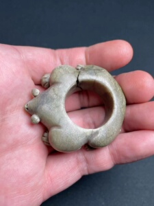 汉代青蛙 高古玉和田玉老玉战汉玉器