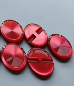 小白杨有机玻璃纽扣