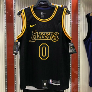 【尼克杨】 湖人队 蛇纹版 0号 球衣透气速干舒适篮球服运动_阿里巴巴
