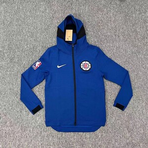 耐克nba出场服外套刺绣款湖人篮网勇士球员版连帽包邮_阿里巴巴找货