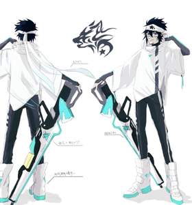 凹凸世界荒狼安迷修/雷狮(一套出两人)衣服xl