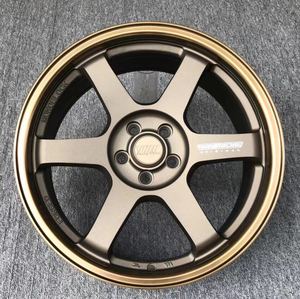 17 18寸te37古铜色改装轮毂,适合宝来,朗行,朗境,高