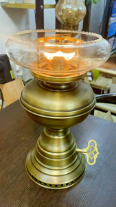 竹建兰鼓风上链灯 大白菜煤油灯 纯铜煮水空气灯