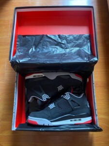 aj4 公牛 复古篮球鞋 男女同款 黑红_阿里巴巴找货神器