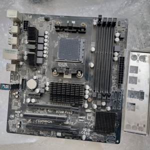 华擎 970m pro3,坏板,通电cpu风扇自动转,屏幕不