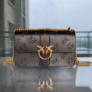 全新 pinko 燕子包 经典款 压花 带芯片nfc 支持c