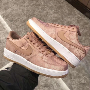 陈冠希联名air force 1空军一号粉丝绸低帮板鞋女鞋情
