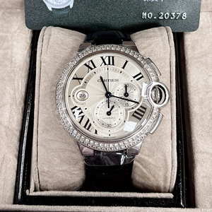 卡地亚带钻手表