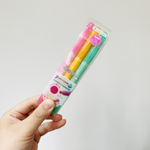 不是闷日本蜻蜓tombow 笔荧光dot点点水性双头圆点笔水