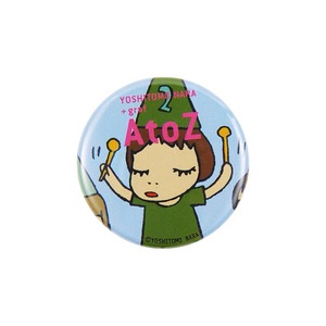 howstore 奈良美智nara圆形徽章套装艺术别针可爱创意包挂4个