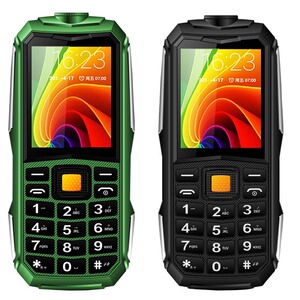 电霸军工老人手机三防大电池双卡双待大声直板按键国产老年机超大