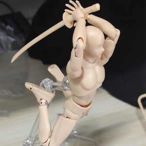 自改画画shf素体关节可动人偶模型手办改奥特曼漫画比例,人体