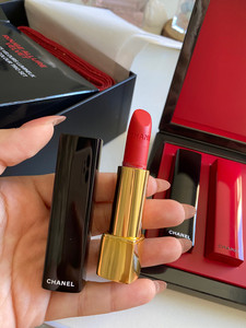 chanel香奈儿哑光口红 枫叶红偏橘 57号