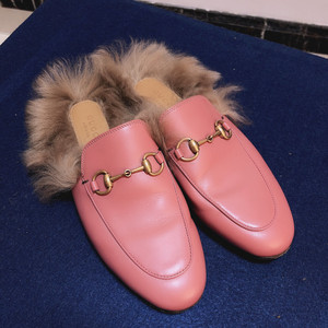 000人付款淘宝gucci古驰毛毛拖 穆勒鞋 贴底9成新chengqiong