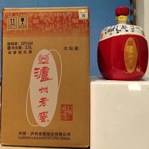 【5斤】泸州老窖六年陈头曲大坛52度浓香型白酒原箱粮食酒