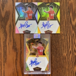 中体卡业 ztky 中超球星卡 广州恒大 韦世豪 金签 签字