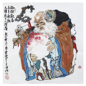 时育林国画