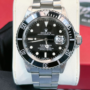 直购价秒95新劳力士手表男士潜航者自动机械黑水鬼瑞士腕表16610