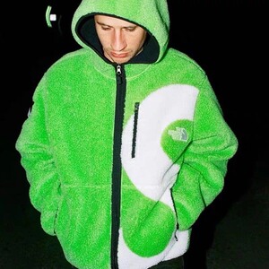 supreme北脸联名羊羔绒外套,代购品质,l xl少量库存