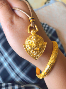 老铺黄金驱魔铃瑞兽平安铃