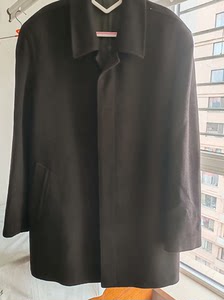 男式羊毛大衣，飞尼克斯，黑色，175/98A，99成新