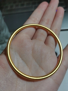 中国黄金古法金手镯素圈 传承足金999手镯
