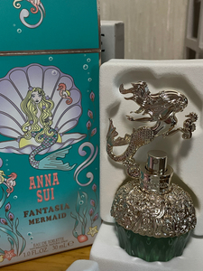 安娜苏筑梦人鱼女士淡香水配礼盒礼袋花果香节日礼物