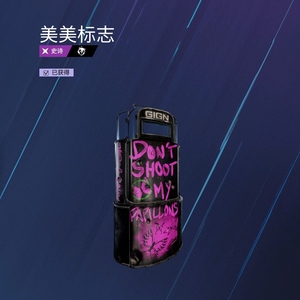 彩虹六号墨冰冰河 r6点 战队皮 皮肤 存档
