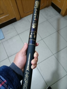 闲置亏本转让10米日本达瓦鱼竿正品,二手钓杆高碳素手竿全 新