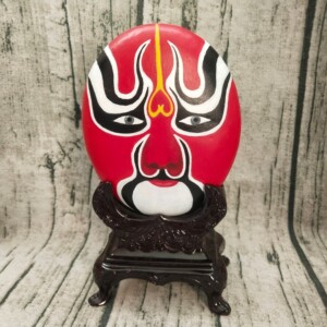 原石手绘作品 【脸谱】珍藏版系列 石头画国粹京剧艺术,可做办