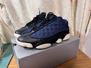 aj13low 海军蓝 42.5码 总体成色不错 鞋面干净整